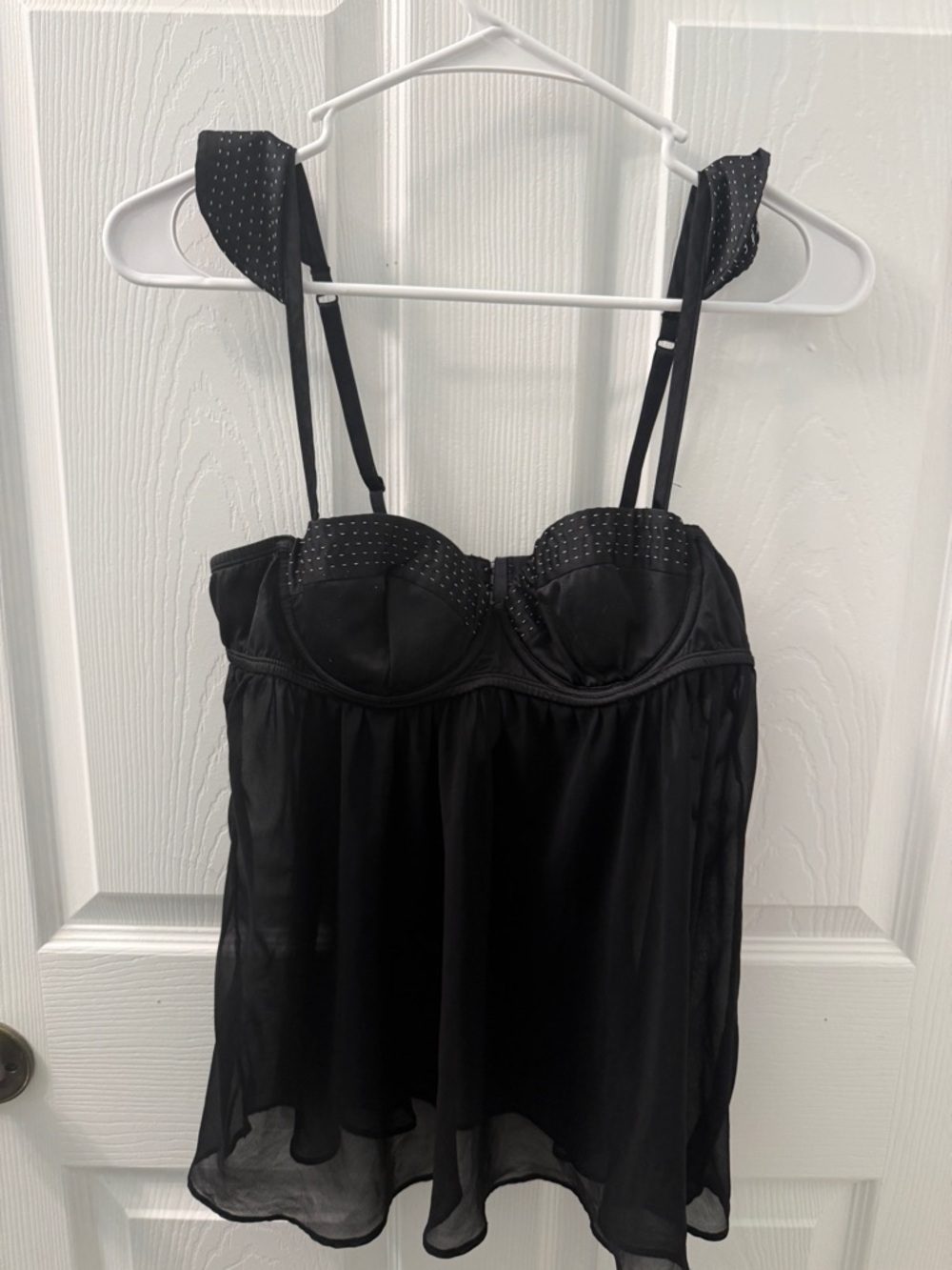 Victoria’s Secret Sexy Little Things Black Lingerie Top